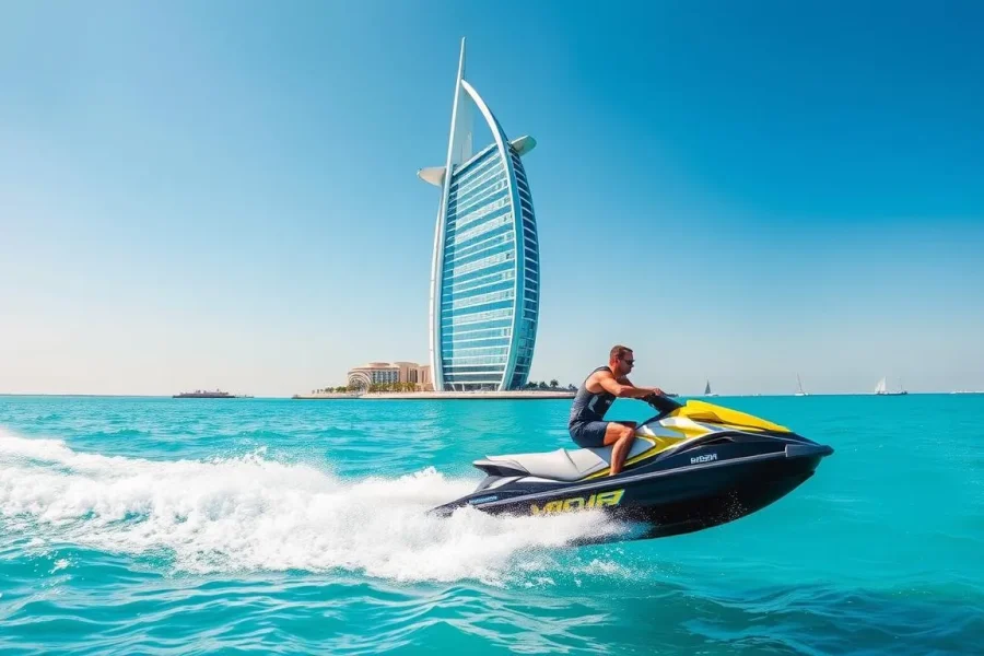 Jet Ski Tour – Without Transfer (30 Minutes Dubai Beach )