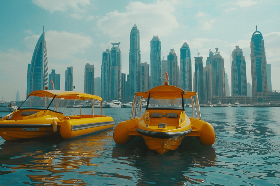 Yellow Boat Tour – Without Transfer (60 Minutes The Marina Tour )